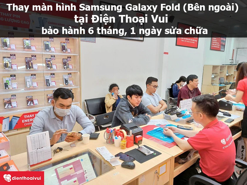 Thay màn hình Samsung Galaxy Fold (Bên ngoài) uy tín, chuyên nghiệp tại Điện Thoại Vui