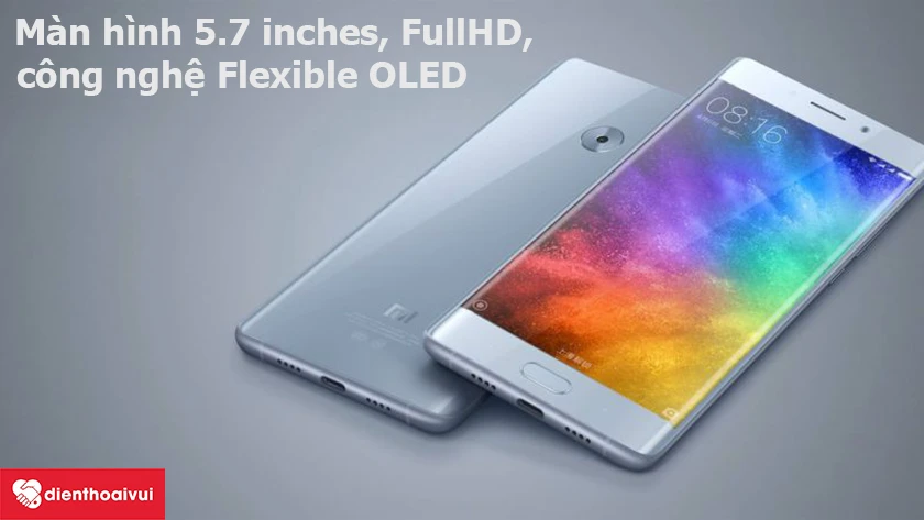 Xiaomi Mi Note 2 – Màn hình 5.7 inches, FullHD, công nghệ Flexible OLED