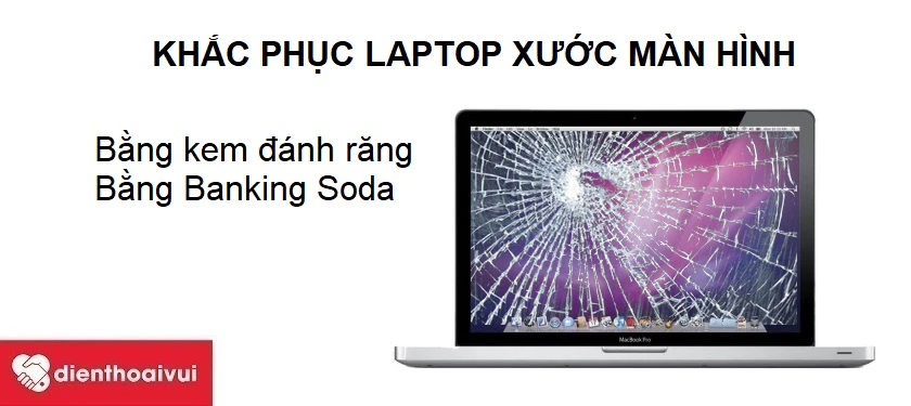 Macbook Pro 2010 bị xước màn hình và cách khắc phục