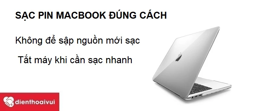 Sạc pin Macbook Air 2010 đúng cách tại nhà