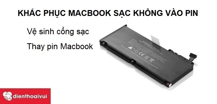Khắc phục Macbook Air 2010 sạc pin không vào