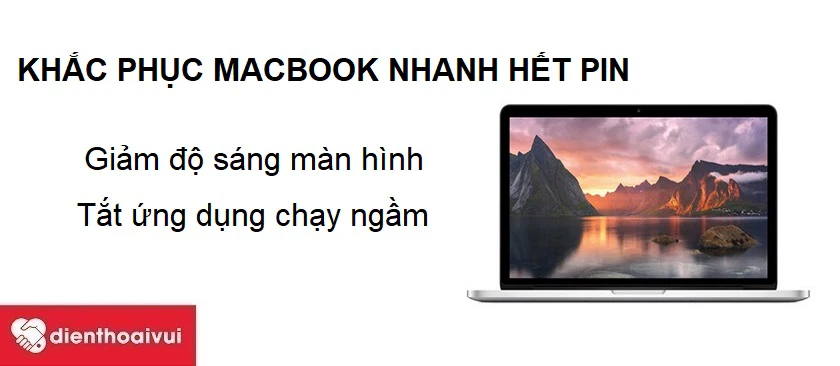 Khắc phục Macbook Pro 2015 nhanh hết pin