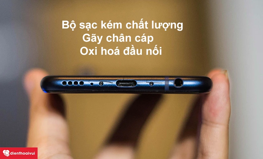Nguyên nhân Huawei Honor Play hư hỏng cáp sạc