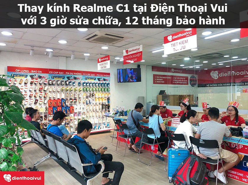 Thay kính Realme C1 giá tốt, lấy ngay tại Hà Nội và Hồ CHí Minh