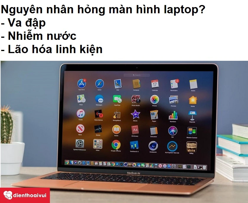 Nguyên nhân Macbook Air 2019 bị hỏng màn hình và cần thay mới