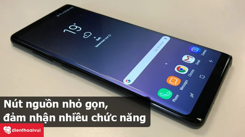Samsung Galaxy Note 8 – Công nghệ hiện đại, nút nguồn nhỏ gọn, đảm nhận nhiều chức năng