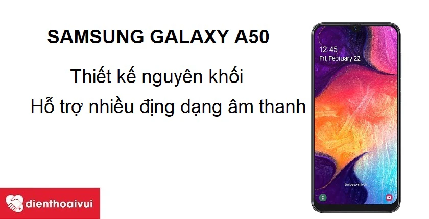 Thiết kế nguyên khối, hỗ trợ nhiều định dạng âm thanh