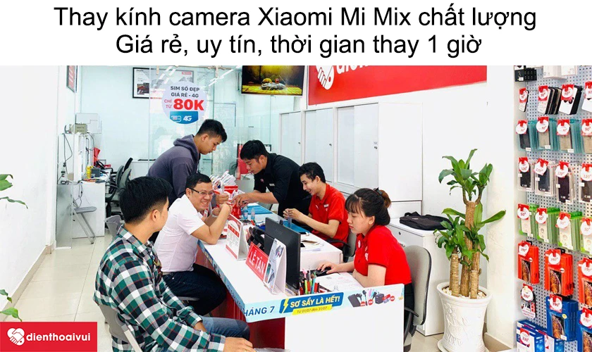 Dịch vụ thay kính camera Xiaomi Mi Mix chất lượng uy tín tại Điện Thoại Vui