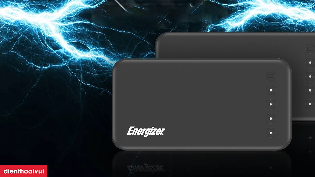 Pin dự phòng Energizer 10.000 mAh UE10022 - Dung lượng lớn, độ bền cao