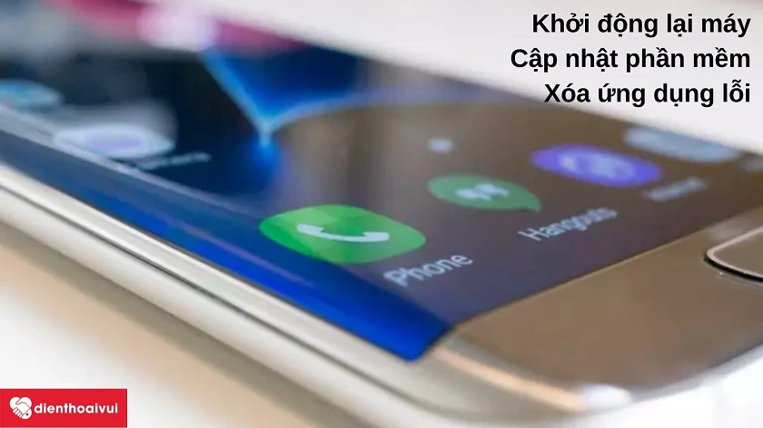 Cách khắc phục lỗi đơ/loạn cảm ứng trên màn hình Samsung Galaxy S7 Edge