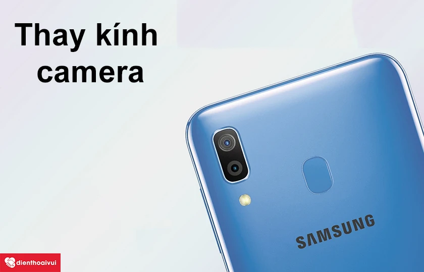 Làm thế nào để bảo vệ camera khi kính camera Samsung Galaxy A30 bị hư hỏng?