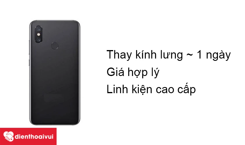 Thay kính lưng Xiaomi Mi 8 uy tín với giá hợp lý tại Điện Thoại Vui