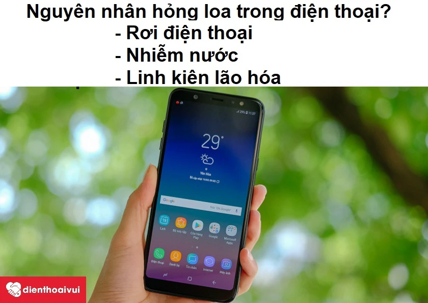 Khắc phục loa trong Samsung Galaxy A6 Plus 2018 không nghe được?