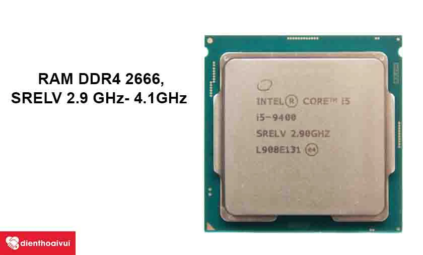 CPU Intel Core I5-9400 – LGA 1151-v2 