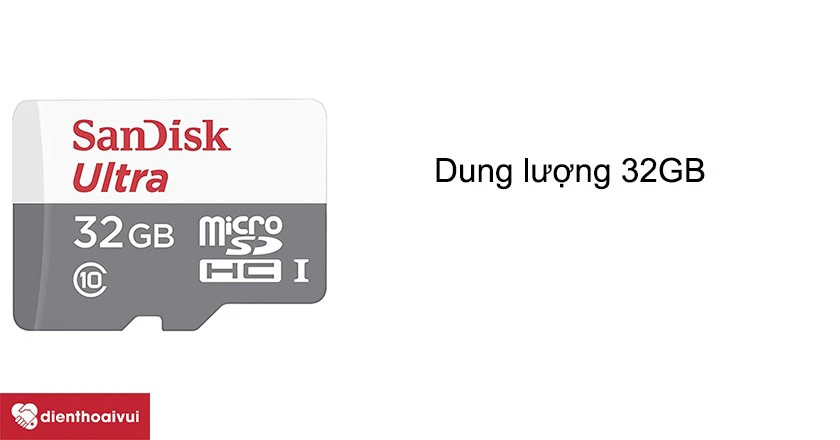 Thẻ nhớ MicroSDHC SanDisk Class 10 UHS-1 32GB
