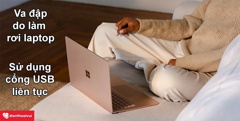 Nguyên nhân USB Surface Laptop 3 bị hỏng
