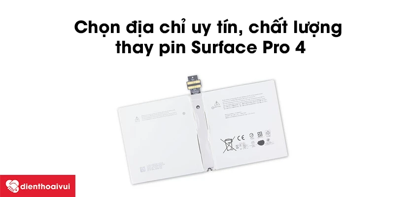 Tại sao nên chọn địa chỉ uy tín, chất lượng để thay pin Surface Pro 4?