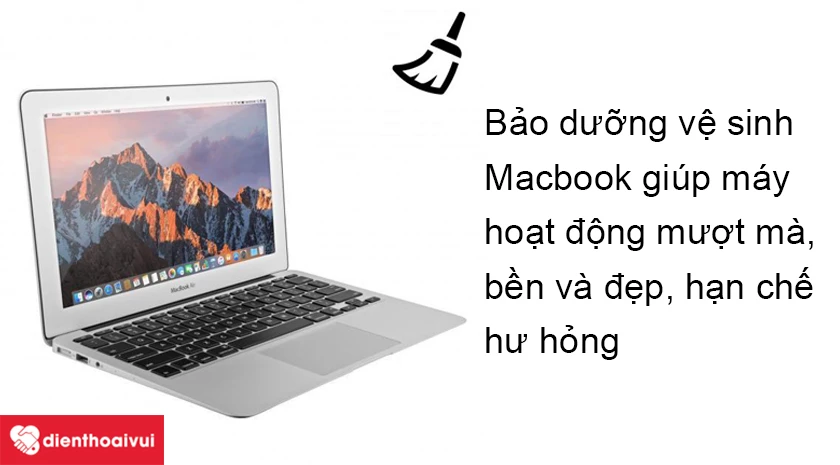 Vì sao nên bảo dưỡng vệ sinh Macbook Air 2015?