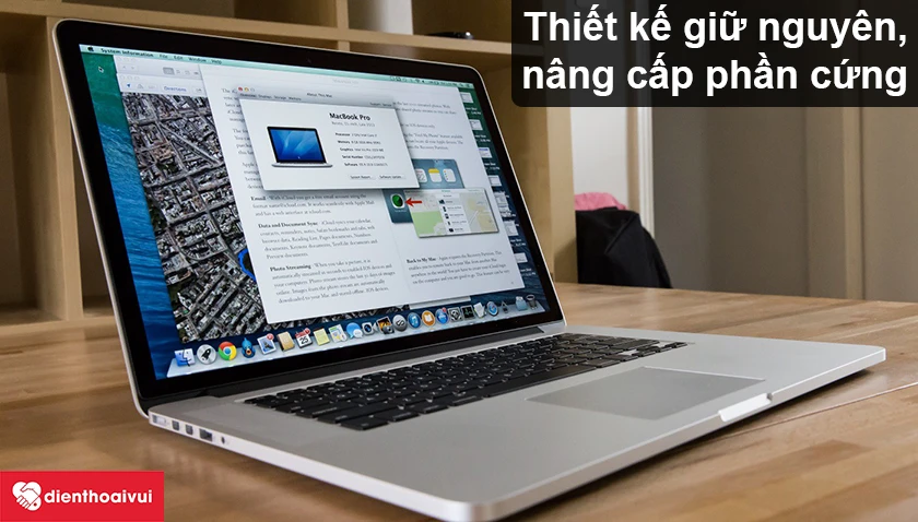 Macbook Pro 2015 – Thiết kế giữ nguyên, nâng cấp phần cứng