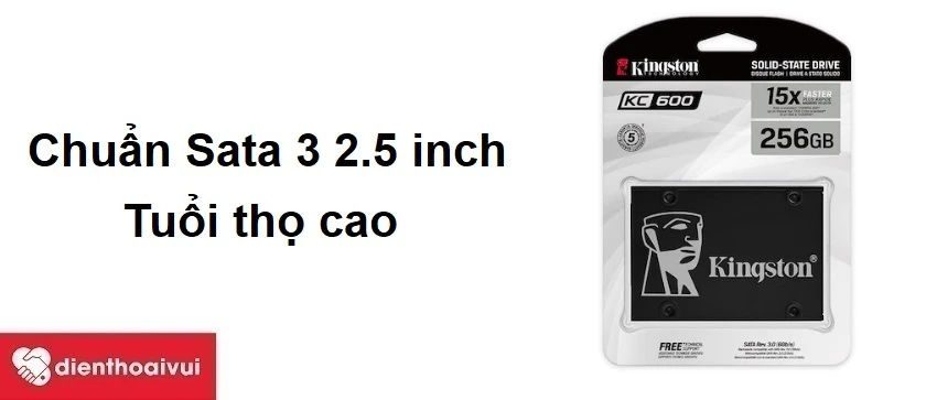 Thay ổ cứng SSD Kingston SKC600 256GB SATA 3 giá rẻ, chính hãng, uy tín tại TP.HCM và Hà Nội