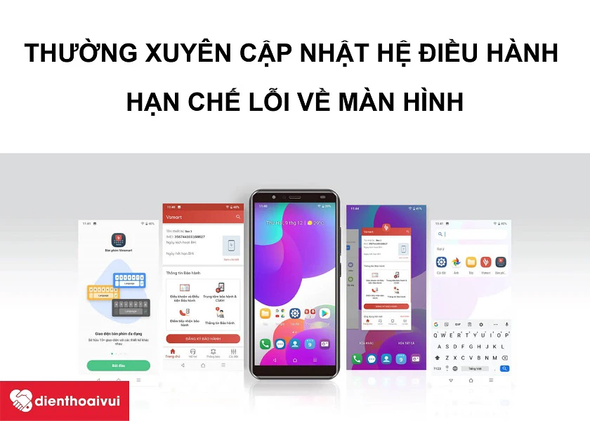 Thường xuyên cập nhật hệ điều hành