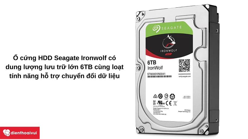 ổ cứng HDD Seagate Ironwolf 6TB