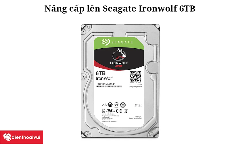 ổ cứng HDD Seagate Ironwolf 6TB