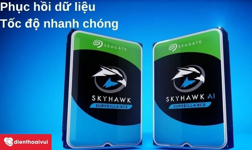 Seagate Skyhaww AI 12TB HDD – Disco Rigido Interno 3.5" SATA 6Gb/s – 256MB Cache – Per Videosorveglianza E Sistema NAS