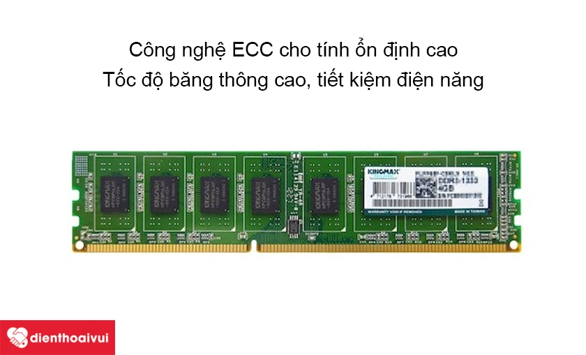 RAM 8GB Kingmax Bus 1600MHz 