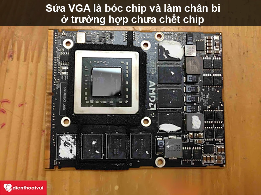 Cách khắc phục khi iMAC 21.5-INCH A1311 bị lỗi chip VGA