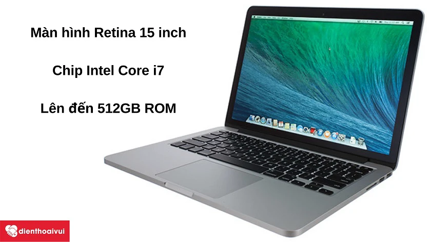 Laptop Macbook Pro 2013 - chip Intel Core i7, 512GB ROM