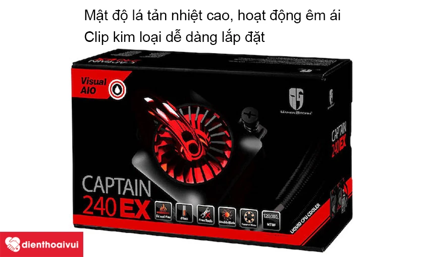 Tản nhiệt nước AIO Deepcool Captain 240 EX