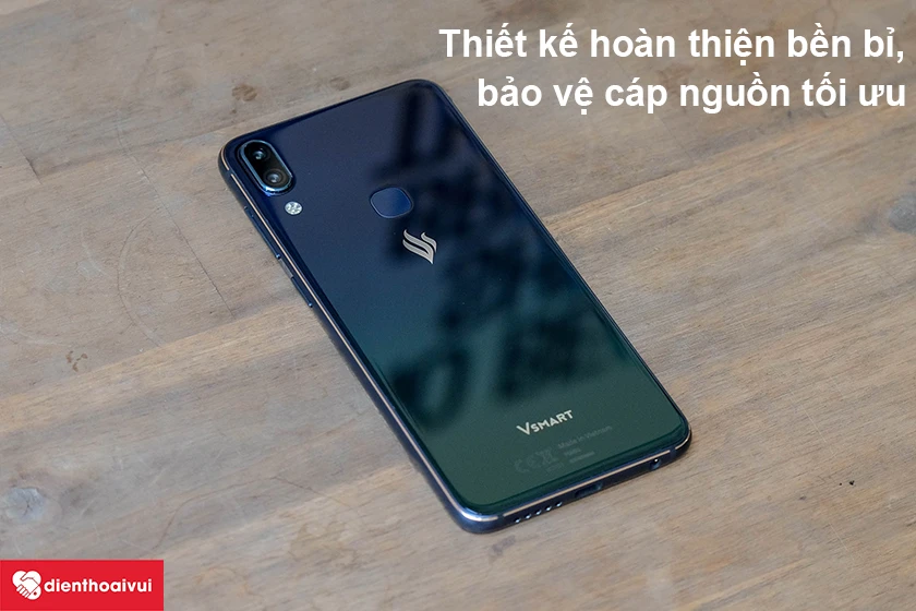 Vsmart Active 1 Plus – Thiết kế hoàn thiện bền bỉ, bảo vệ cáp nguồn tối ưu nhất