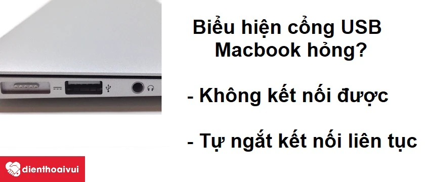 Khắc phục tình trạng Macbook Air 2012 không nhận USB?