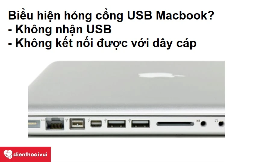 Những điều cần làm để hạn chế hư hỏng cổng USB của Macbook Pro 2011?