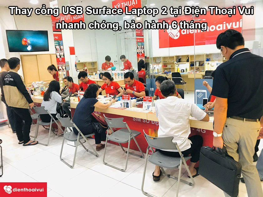 Dịch vụ thay cổng USB Surface Laptop 2 chuyên nghiệp tại Điện Thoại Vui