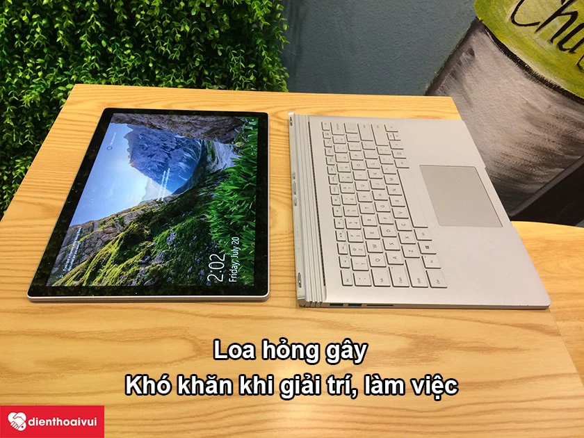Điều gì xảy ra khi loa Surface Pro 4 bị hỏng
