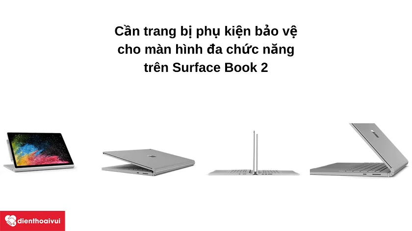 Có nên trang bị miếng dán bảo vệ cho màn hình Surface Book 2?