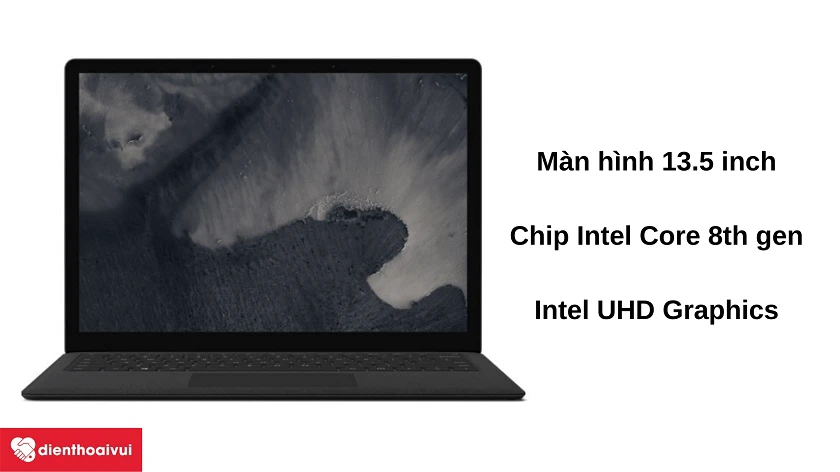 Máy tính xách tay Surface Laptop 2 - Thời lượng pin 14.5 giờ