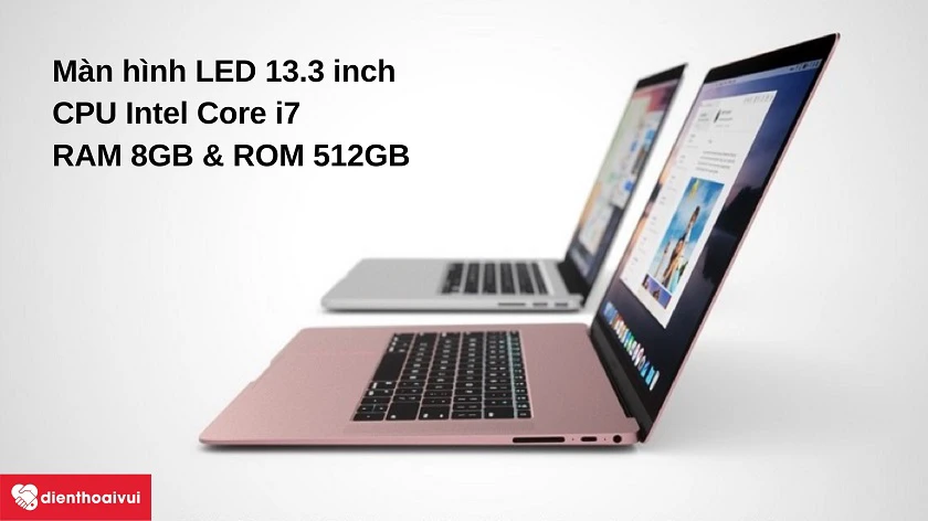 Laptop Macbook Air 2017 - Màn hình LED 13.3 inch, chip Intel Core i7 