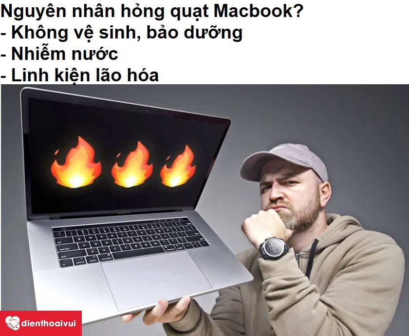 Cách xử lí tình trạng Macbook Pro 2015 quá nóng do quạt có vấn đề?