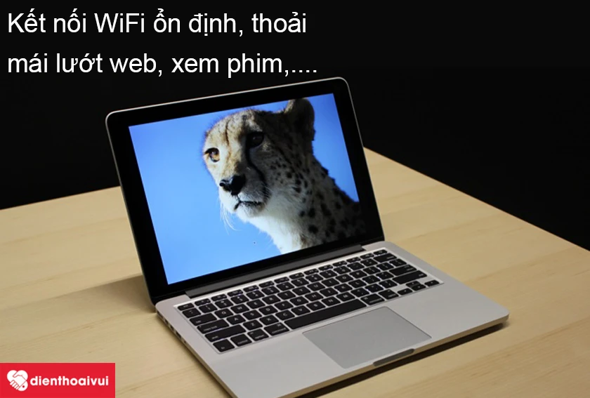 Macbook Pro 2010 hỗ trợ kết nối WiFi truy cập Internet mạnh mẽ