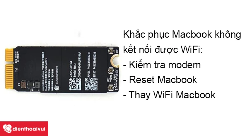 Macbook Pro 2018 không thể kết nối với WiFi nên làm gì?