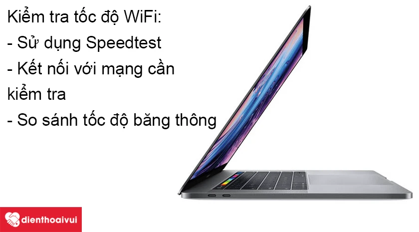 Cách kiểm tra tốc độ đường truyền WiFi trên Macbook