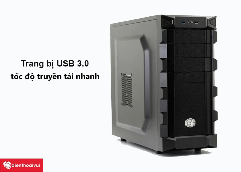 Thùng Case Cooler Master RC K280 trang bị USB 3.0 tốc độ truyền tải nhanh