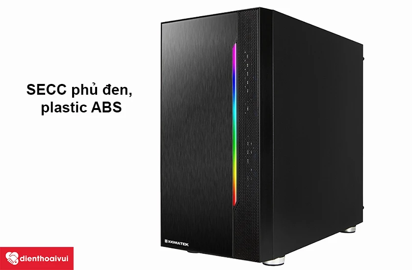 Thùng Case Xigmatek Gemini có thiết kế thông minh với vật liệu chất lượng cao