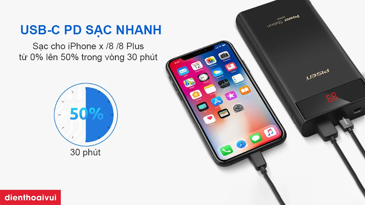 Sạc nhanh tiện lợi