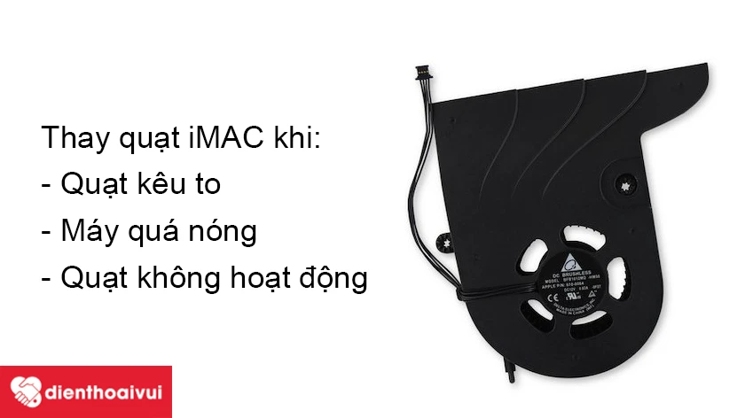 Công dụng của quạt tản nhiệt iMAC và khi nào cần thay quạt iMAC