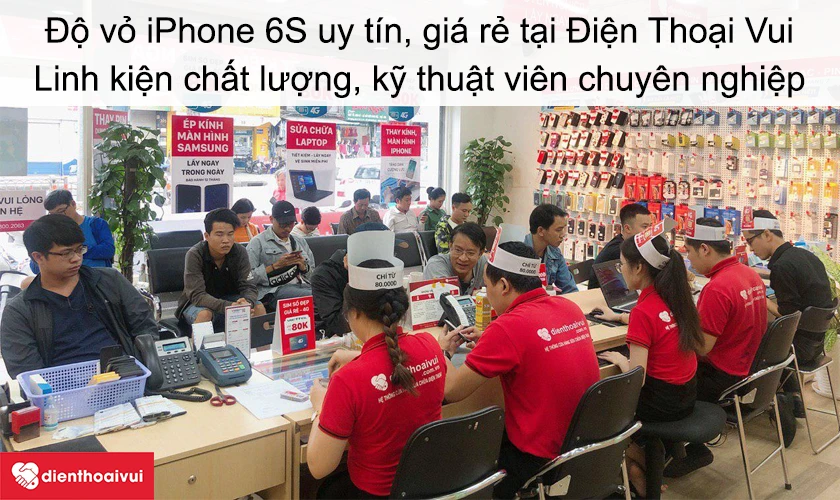 Độ vỏ iPhone 6S ở đâu uy tín, giá rẻ tại Hà Nội, HCM?