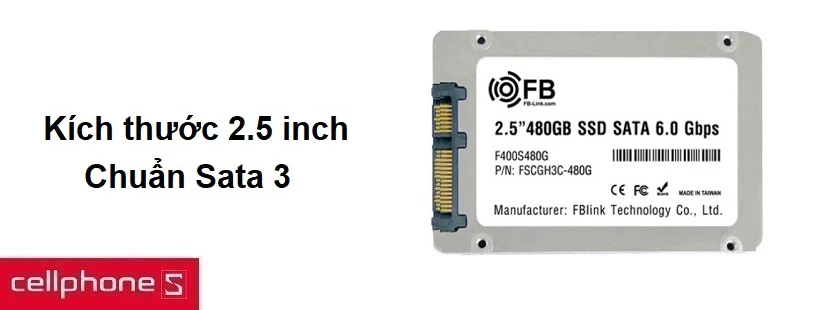 Thay ổ cứng SSD 480Gb FB-LINK SATA 3 giá rẻ, chính hãng, uy tín tại TP.HCM và Hà Nội
